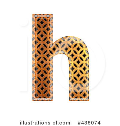 Royalty-Free (RF) Patterned Orange Symbol Clipart Illustration by chrisroll - Stock Sample #436074