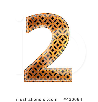 Royalty-Free (RF) Patterned Orange Symbol Clipart Illustration by chrisroll - Stock Sample #436084