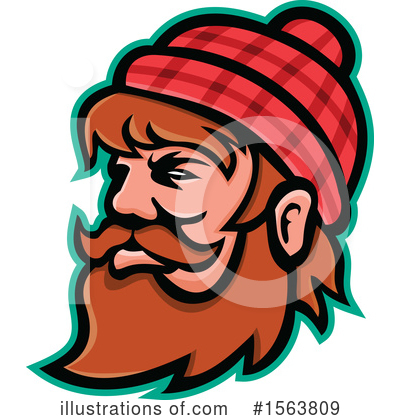 Royalty-Free (RF) Paul Bunyan Clipart Illustration by patrimonio - Stock Sample #1563809