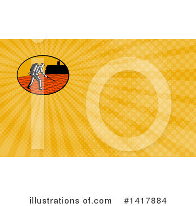 Royalty-Free (RF) Paver Sealer Clipart Illustration by patrimonio - Stock Sample #1417884