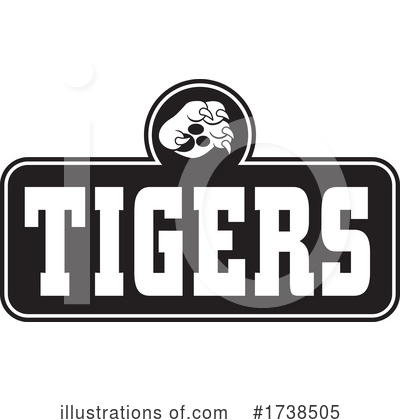 Tiger Clipart #1738505 by Johnny Sajem