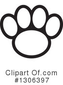 Paw Print Clipart #1306397 by Lal Perera