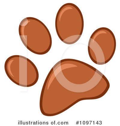 Foot Prints Clipart #1097143 by Hit Toon
