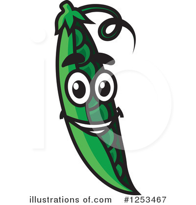 Royalty-Free (RF) Pea Clipart Illustration by Vector Tradition SM - Stock Sample #1253467