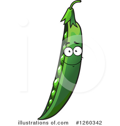 Royalty-Free (RF) Pea Clipart Illustration by Vector Tradition SM - Stock Sample #1260342
