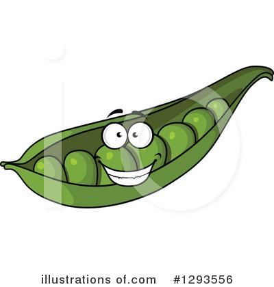 Royalty-Free (RF) Pea Clipart Illustration by Vector Tradition SM - Stock Sample #1293556
