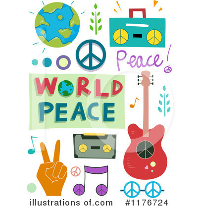 Royalty-Free (RF) Peace Clipart Illustration by BNP Design Studio - Stock Sample #1176724