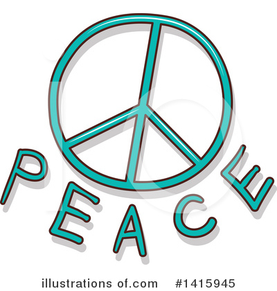 Royalty-Free (RF) Peace Clipart Illustration by BNP Design Studio - Stock Sample #1415945