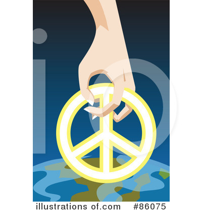 Royalty-Free (RF) Peace Clipart Illustration by mayawizard101 - Stock Sample #86075