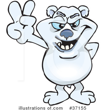 Polar Bear Clipart #37155 by Dennis Holmes Designs