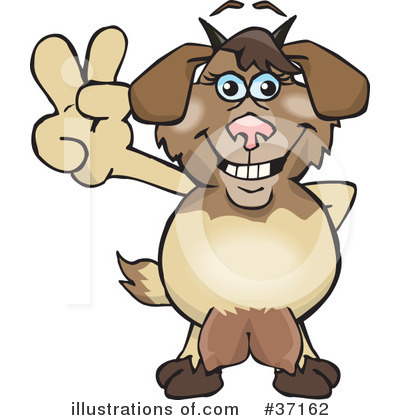 Royalty-Free (RF) Peace Sign Clipart Illustration by Dennis Holmes Designs - Stock Sample #37162