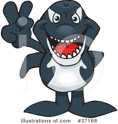 Orca Clipart #37168 by Dennis Holmes Designs