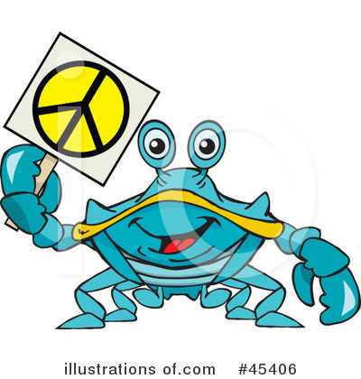 Crab Clipart #45406 by Dennis Holmes Designs
