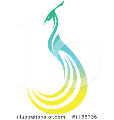 Royalty-Free (RF) Peacock Clipart Illustration by Vector Tradition SM - Stock Sample #1165736