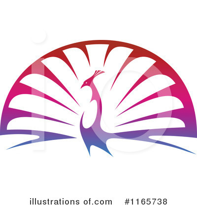 Peacock Clipart #1165738 by Vector Tradition SM