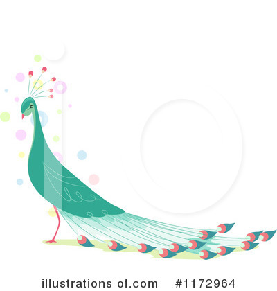 Royalty-Free (RF) Peacock Clipart Illustration by BNP Design Studio - Stock Sample #1172964