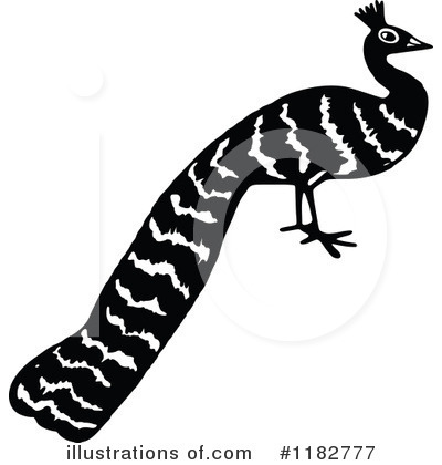 Royalty-Free (RF) Peacock Clipart Illustration by Prawny - Stock Sample #1182777