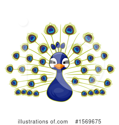 Royalty-Free (RF) Peacock Clipart Illustration by BNP Design Studio - Stock Sample #1569675