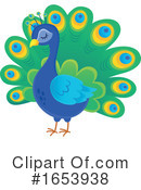 Peacock Clipart #1653938 by visekart