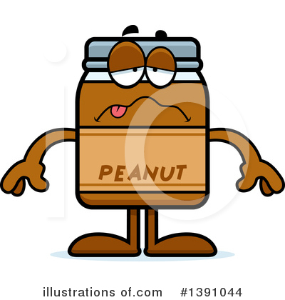 Royalty-Free (RF) Peanut Butter Mascot Clipart Illustration by Cory Thoman - Stock Sample #1391044
