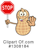 Peanut Character Clipart #1308184 by Hit Toon