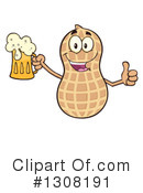 Peanut Character Clipart #1308191 by Hit Toon