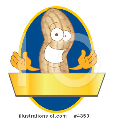Peanut Clipart #435011 by Mascot Junction