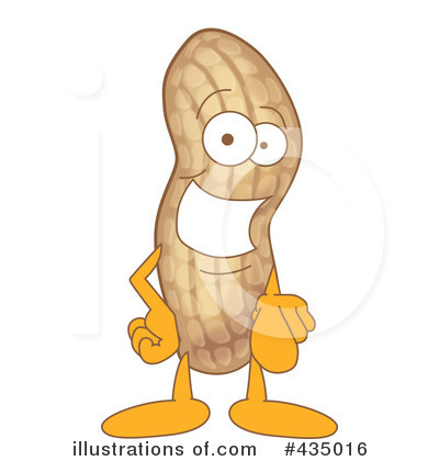 Peanut Character Clipart #435016 by Mascot Junction