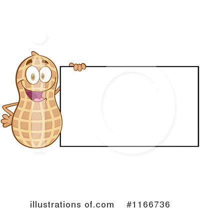 Royalty-Free (RF) Peanut Clipart Illustration by Hit Toon - Stock Sample #1166736