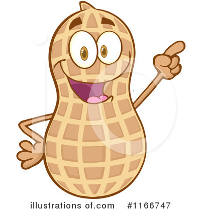 Royalty-Free (RF) Peanut Clipart Illustration by Hit Toon - Stock Sample #1166747