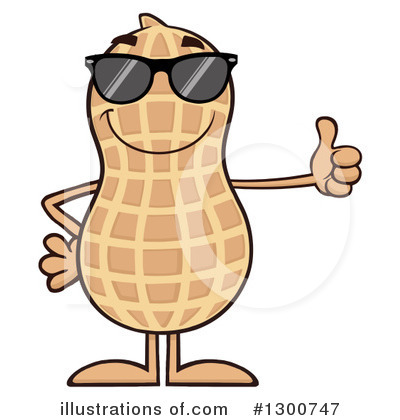 Peanut Character Clipart #1300747 by Hit Toon