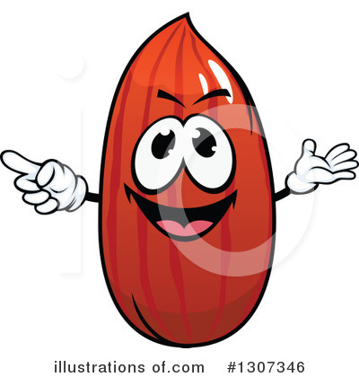 Royalty-Free (RF) Peanut Clipart Illustration by Vector Tradition SM - Stock Sample #1307346
