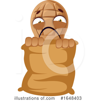 Royalty-Free (RF) Peanut Clipart Illustration by Morphart Creations - Stock Sample #1648403