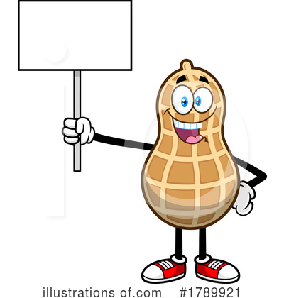 Peanut Character Clipart #1789921 by Hit Toon