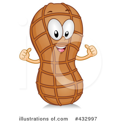 Royalty-Free (RF) Peanut Clipart Illustration by BNP Design Studio - Stock Sample #432997