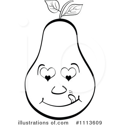 Royalty-Free (RF) Pear Clipart Illustration by Andrei Marincas - Stock Sample #1113609