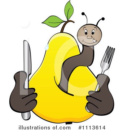 Royalty-Free (RF) Pear Clipart Illustration by Andrei Marincas - Stock Sample #1113614