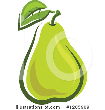 Royalty-Free (RF) Pear Clipart Illustration by Vector Tradition SM - Stock Sample #1285909