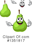 Pear Clipart #1351817 by Vector Tradition SM