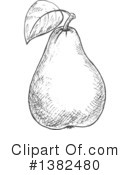 Pear Clipart #1382480 by Vector Tradition SM