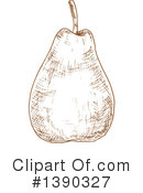 Pear Clipart #1390327 by Vector Tradition SM
