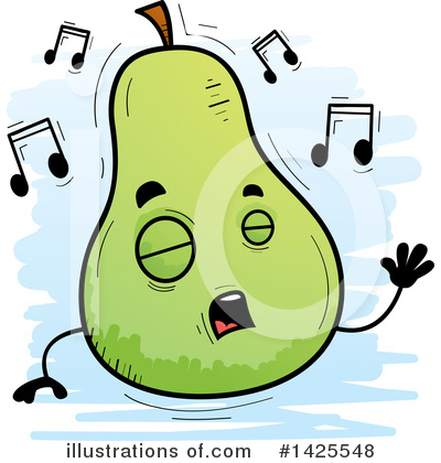 Royalty-Free (RF) Pear Clipart Illustration by Cory Thoman - Stock Sample #1425548