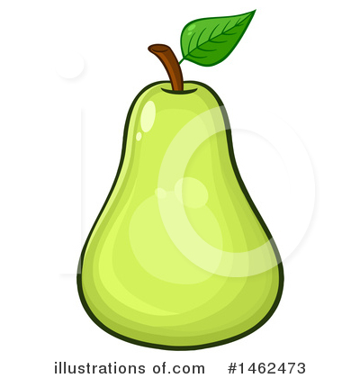 Royalty-Free (RF) Pear Clipart Illustration by Hit Toon - Stock Sample #1462473
