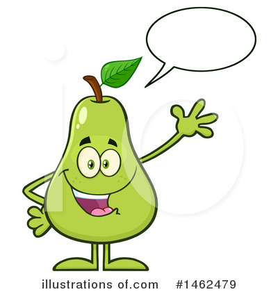 Royalty-Free (RF) Pear Clipart Illustration by Hit Toon - Stock Sample #1462479