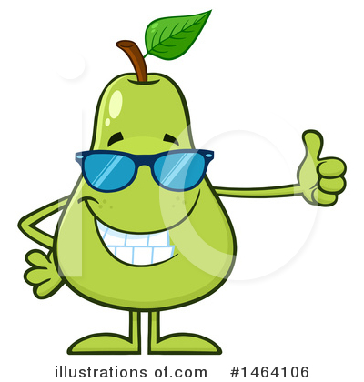 Royalty-Free (RF) Pear Clipart Illustration by Hit Toon - Stock Sample #1464106