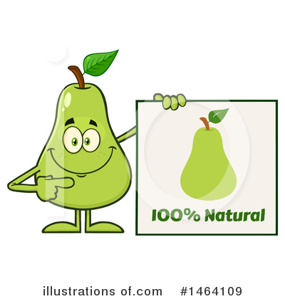 Royalty-Free (RF) Pear Clipart Illustration by Hit Toon - Stock Sample #1464109