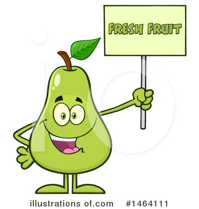Royalty-Free (RF) Pear Clipart Illustration by Hit Toon - Stock Sample #1464111