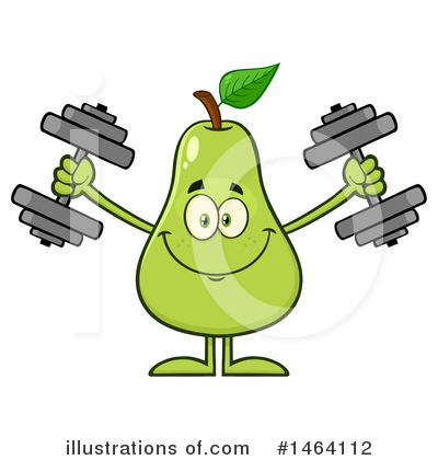 Royalty-Free (RF) Pear Clipart Illustration by Hit Toon - Stock Sample #1464112