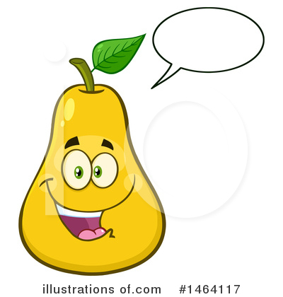 Royalty-Free (RF) Pear Clipart Illustration by Hit Toon - Stock Sample #1464117