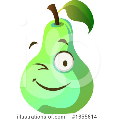Royalty-Free (RF) Pear Clipart Illustration by Morphart Creations - Stock Sample #1655614